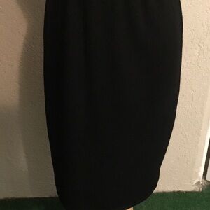 St. John Santana Knit Black SZ 10 Skirt